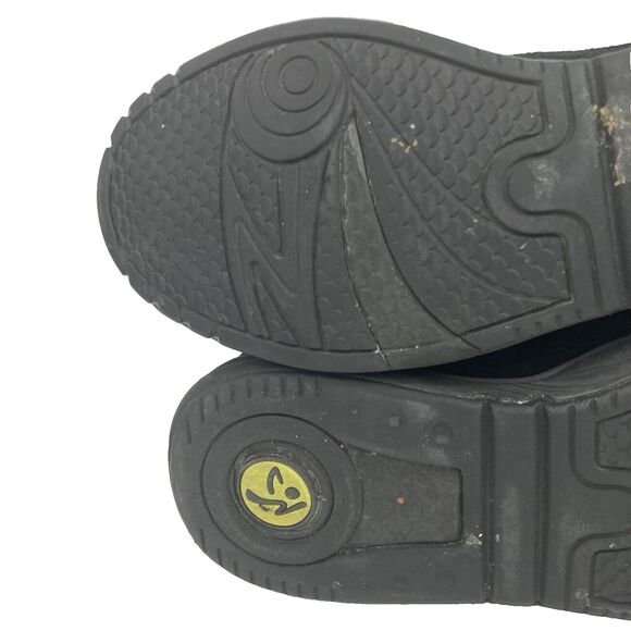 Zumba Energy Shine - Women's Sz 9.5 - Black Suede Glitter High Tops - A1F00128 - Picture 10 of 12